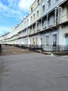 A period block of flats in Clifton Bristol